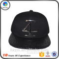 Hot sale metal logo custom design snapback hats
